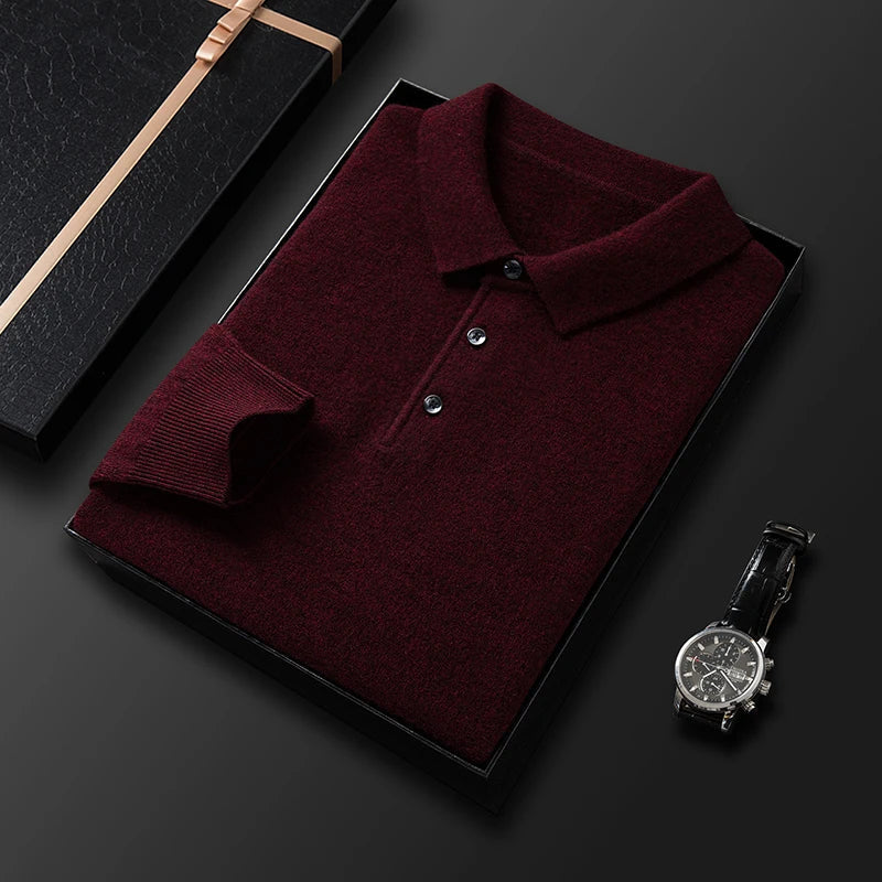 Street-Wave Premium Polo Sweater For Men Luxurious Comfort And Timeless Style For Quality Seekers