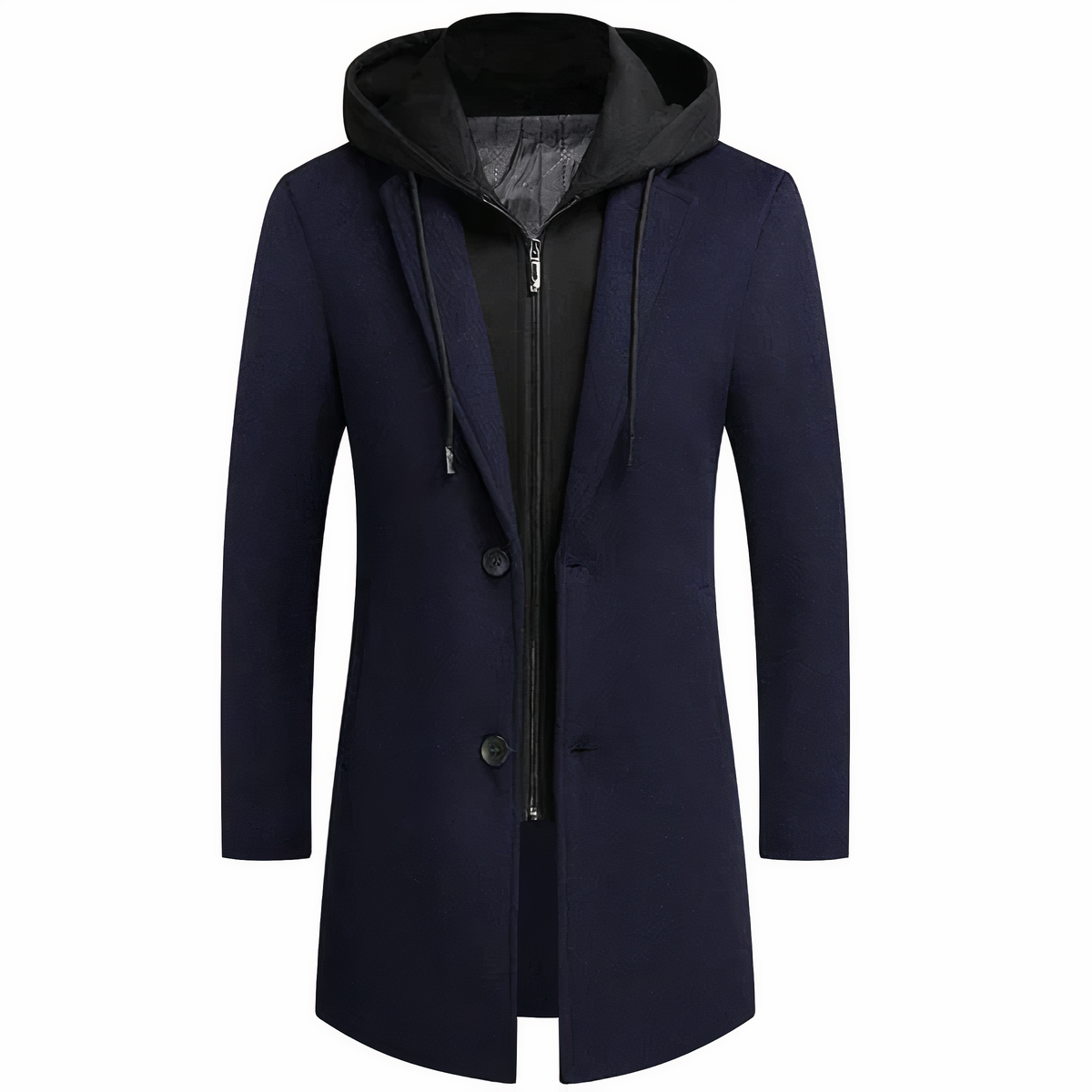 Street-Wave Wool Trench Coat For Men Versatile Modern Coat That Transforms From Workwear To Classic Style
