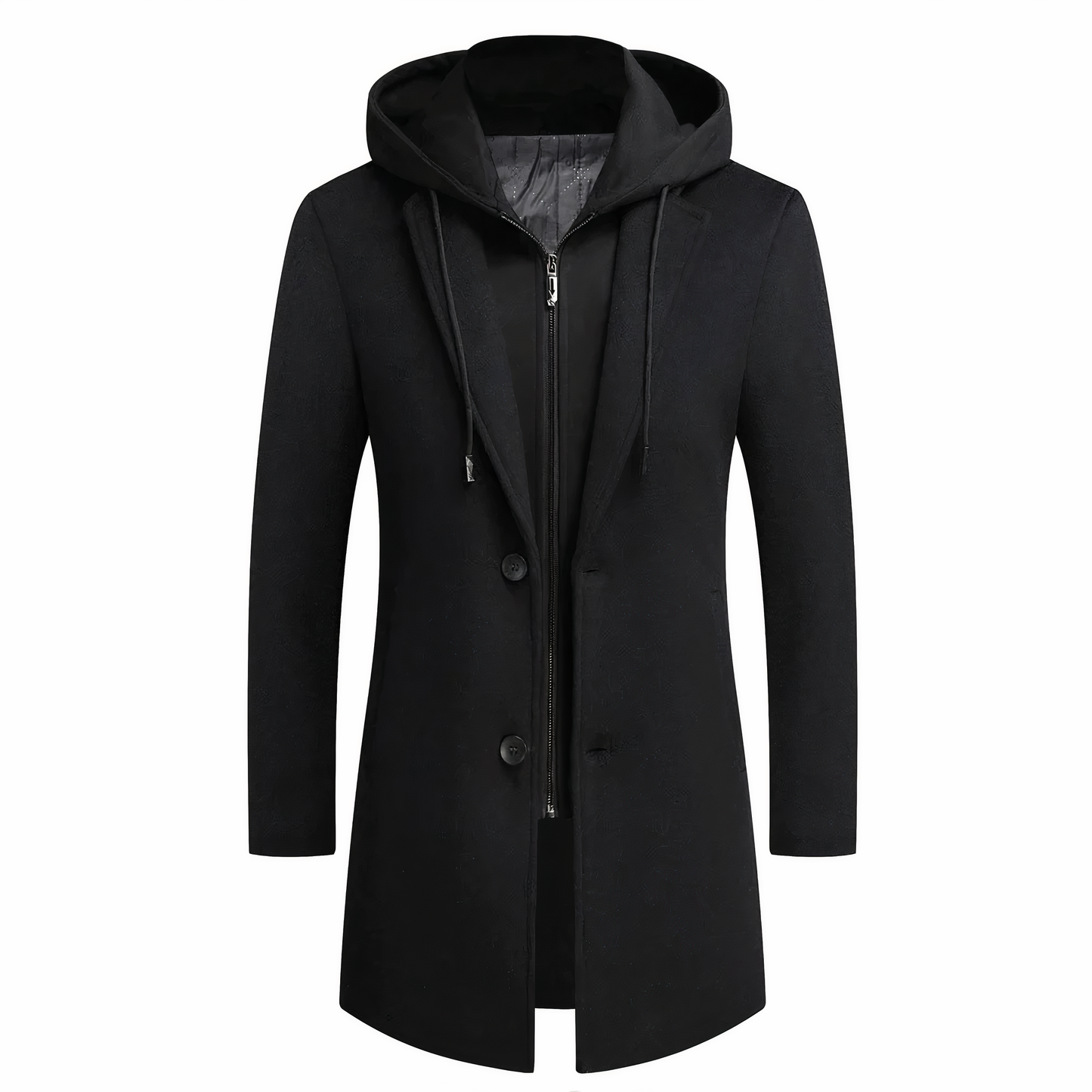 Street-Wave Wool Trench Coat For Men Versatile Modern Coat That Transforms From Workwear To Classic Style