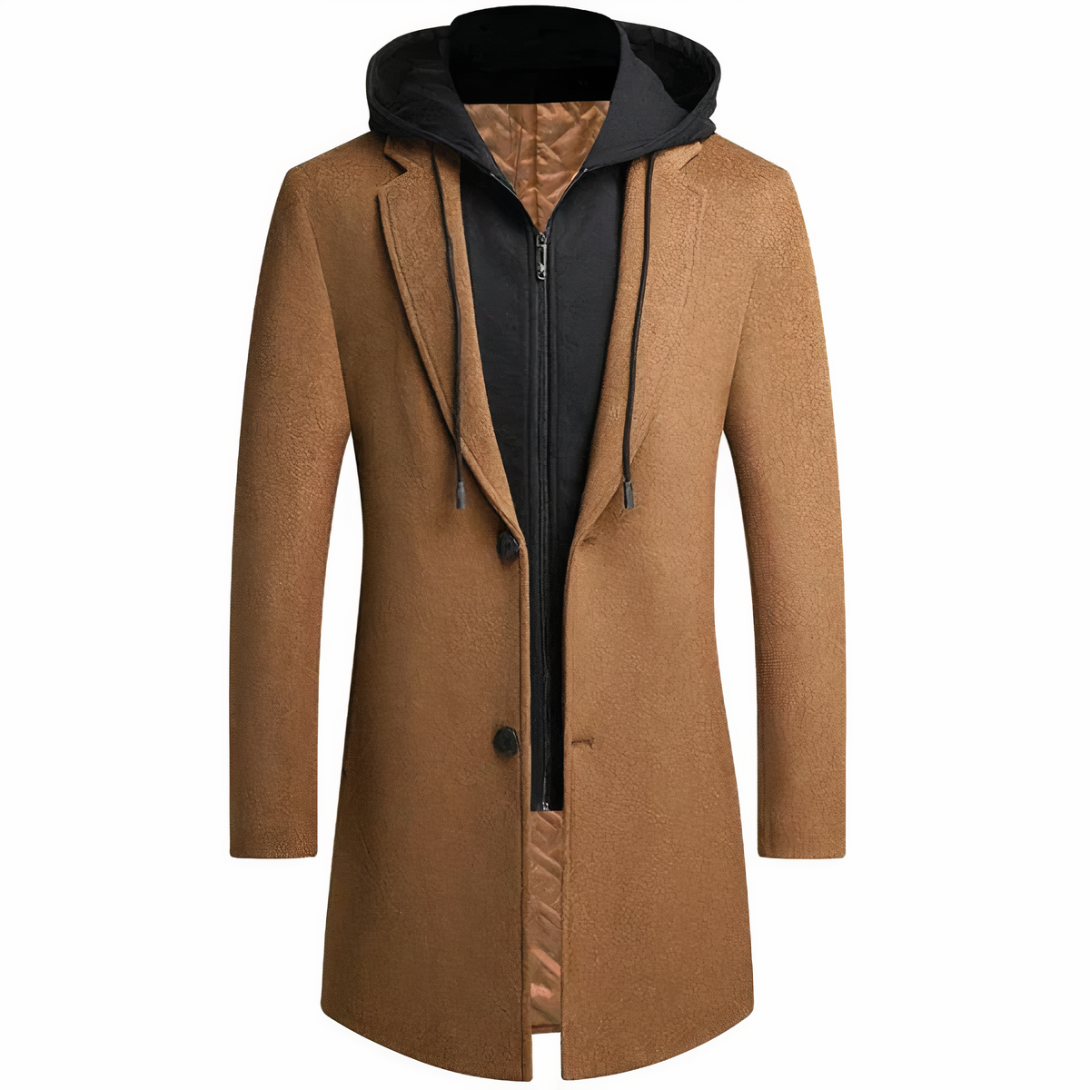 Street-Wave Wool Trench Coat For Men Versatile Modern Coat That Transforms From Workwear To Classic Style