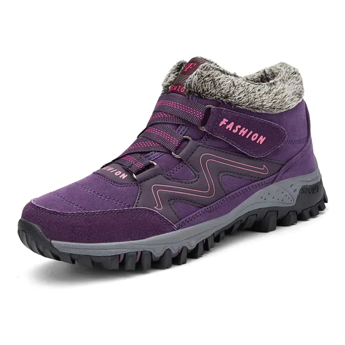 Streetwave Foot Support Winter Boots For Active Lifestyles With Contoured Footbed And Warm Fleece Lining