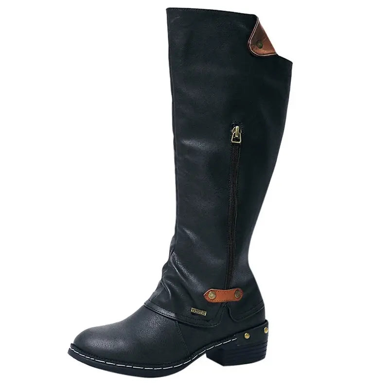 Street Wave Zip Up Ankle Boots Women Chic Comfort All Day
