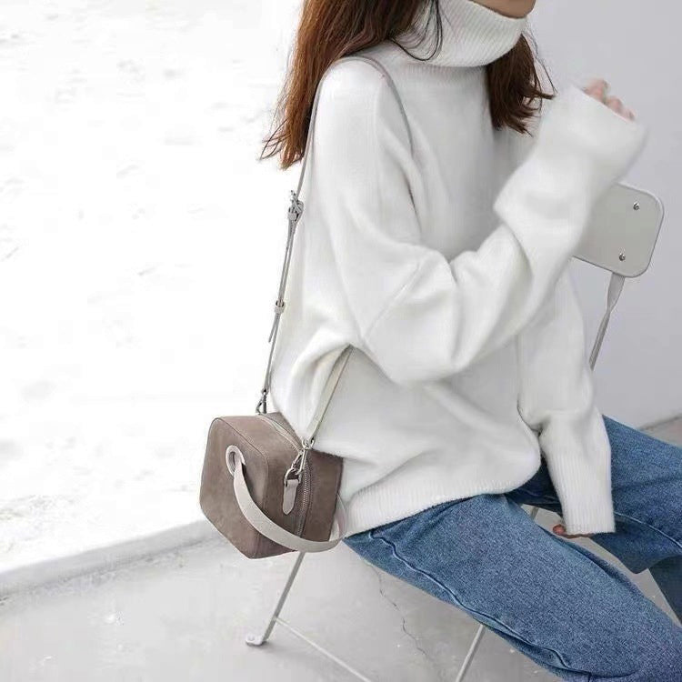 Street Wave Zoe UltraSoft Turtleneck Knit Sweater For Women
