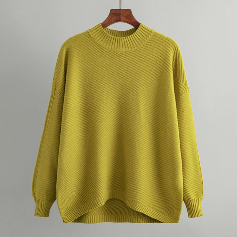 Street Wave Zoe Soft Vintage Knit Sweater Unisex Cozy Warmth