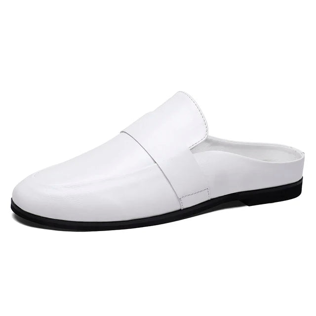 Street-Wave Leather Men's Loafers For Summer 2024 Breathable Comfort Lightweight Slip-Ons