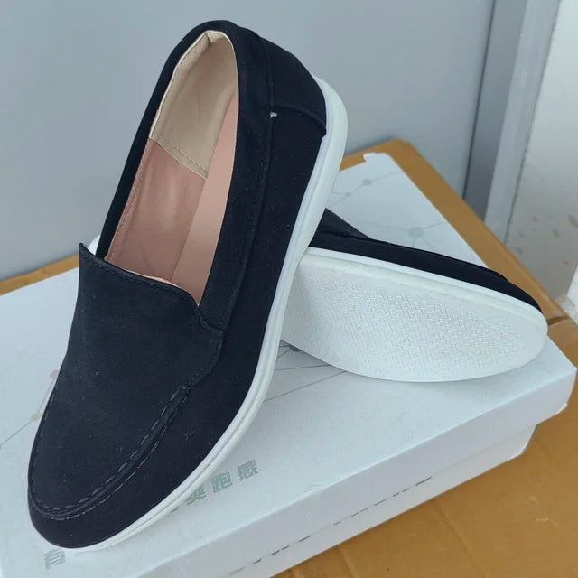 Street-Wave Luoluo Piano Loafers For Men Comfortable Spring Casual Shoes With Breathable Fit And Flat Sole