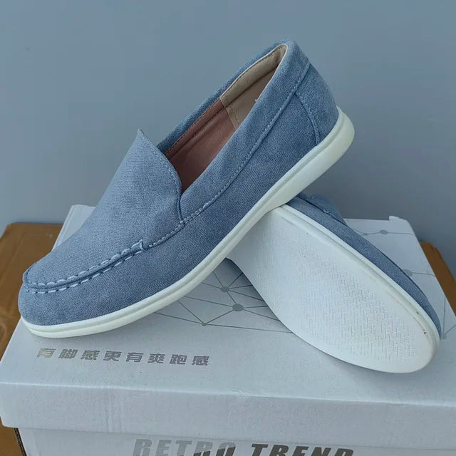 Street-Wave Luoluo Piano Loafers For Men Comfortable Spring Casual Shoes With Breathable Fit And Flat Sole