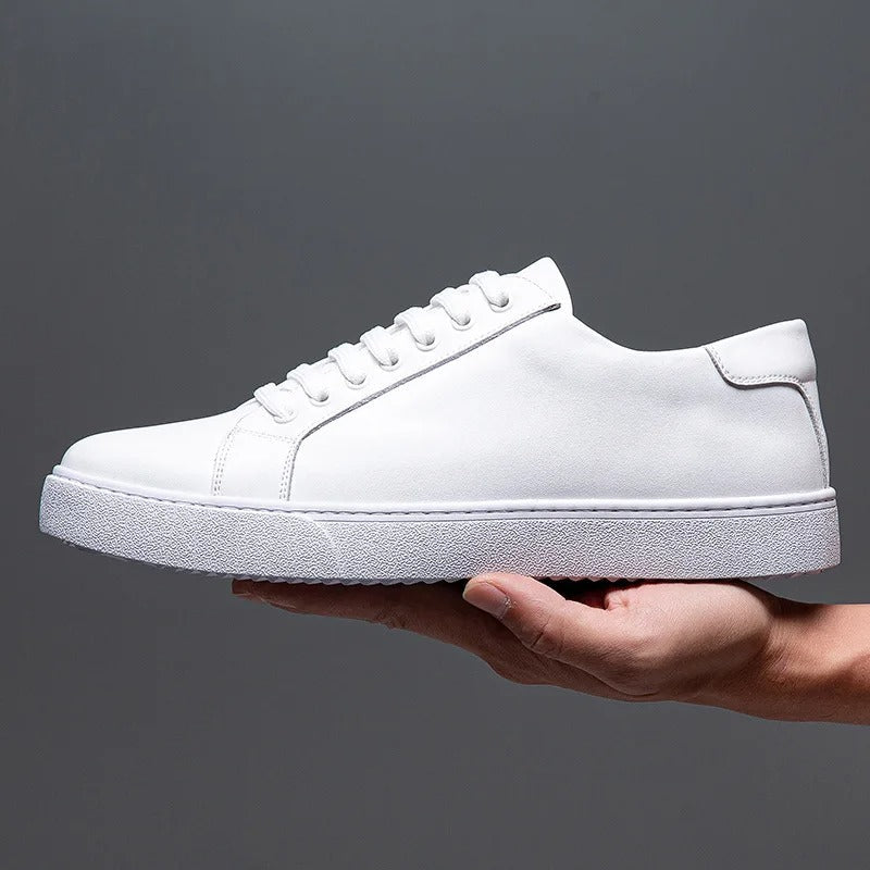 Street-wave Men's Leather Sneakers Premium Leather, All-Day Comfort, Stylish Versatile Footwear