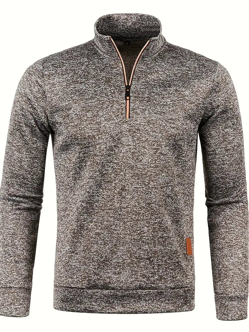 Street Wave Nicolas Long Sleeve Fleece Pullover Half Zip Warm Lightweight Outdoor Top
