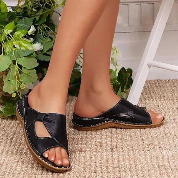 Robyn Leather Sandals For Women By Streetwave Comfortable Timeless Style Perfect Summer Everyday Wear