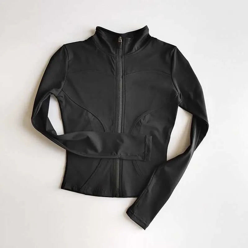 Street-wave Womens Breathable Moisture-Wicking Zip Up Activewear Jacket Full Zip Stylish Fitness Outerwear