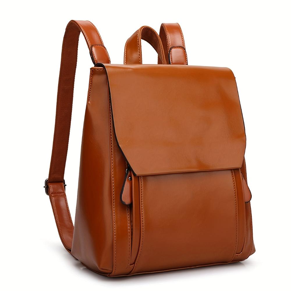 Street-Wave Emily Vegan Leather Backpack For Women On The Go Sleek Structured