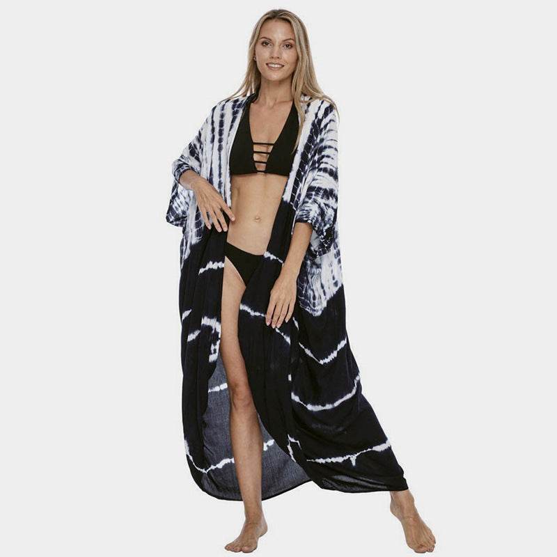 Street Wave Beach Cover Up For Women With UV Sun Protection Lightweight Resort Dress