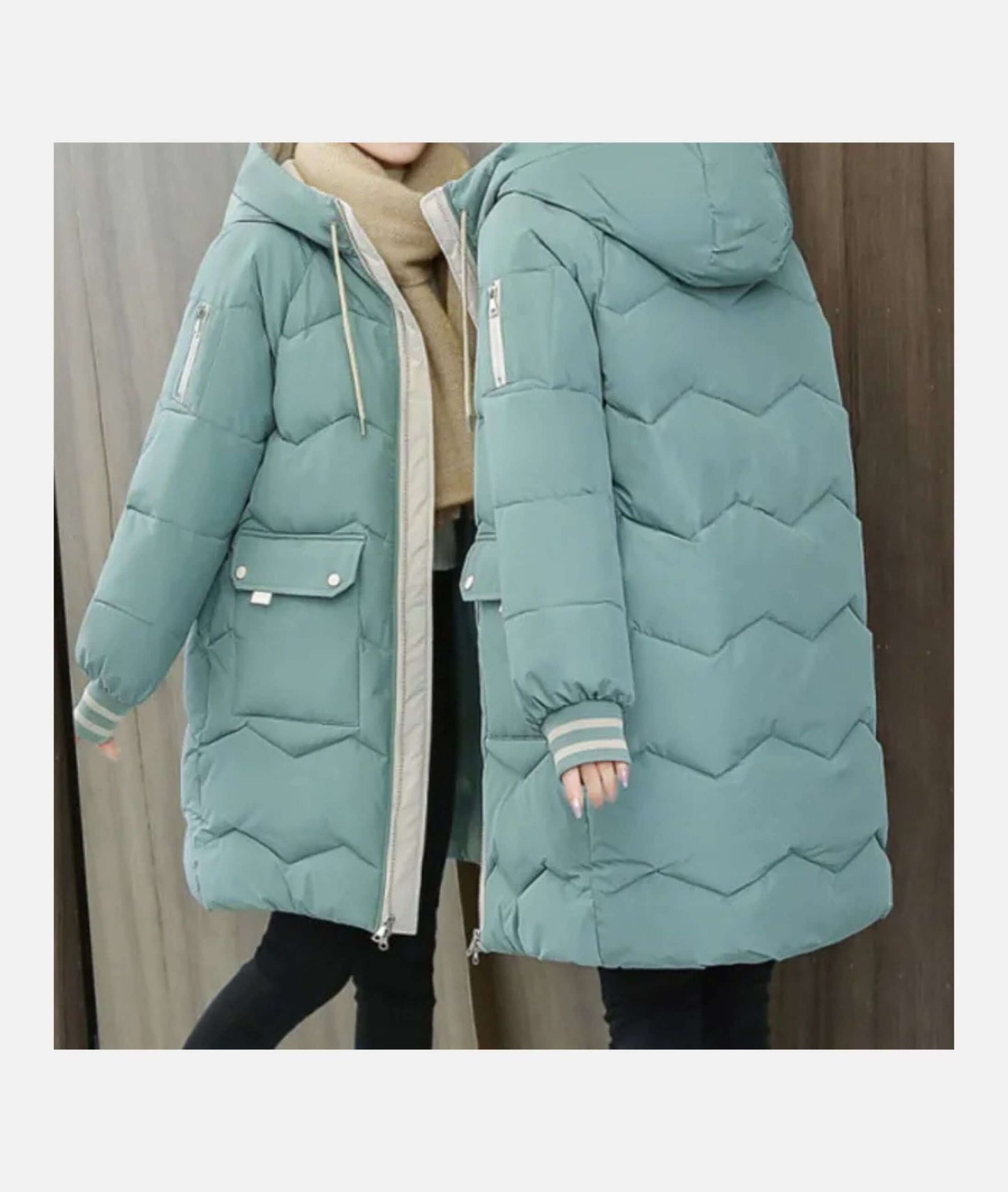 Street-Wave Womens Puffer Coat Warmth And Style Insulated Cozy Winter Coat For Women