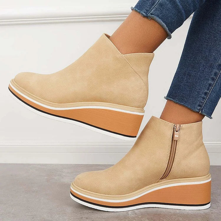 Women's Modern Boots with Mid-Height and Block Heel