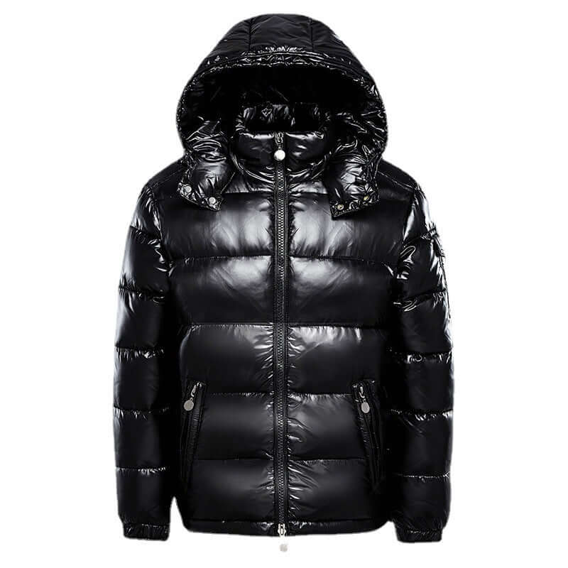Street-wave Mens Slim Fit Down Jacket Hooded Ultra Warm Insulation Lightweight Durable Winter Outerwear