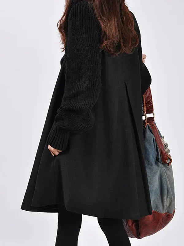 Street-wave Cashmere Winter Coat Women Luxurious Modern Fit