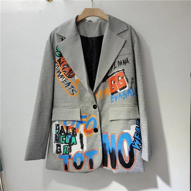 Street-wave Oversized Corrine Blazer For Plus Size Women With Ultra Comfort And Easy Care