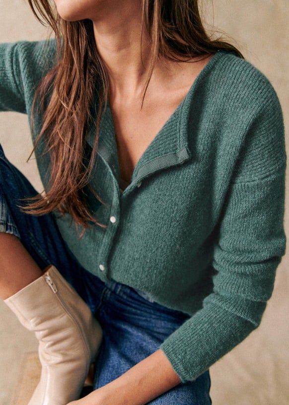 Street-wave Timeless Cozy Knit Cardigan Two In One Pullover Jacket For Everyday Women