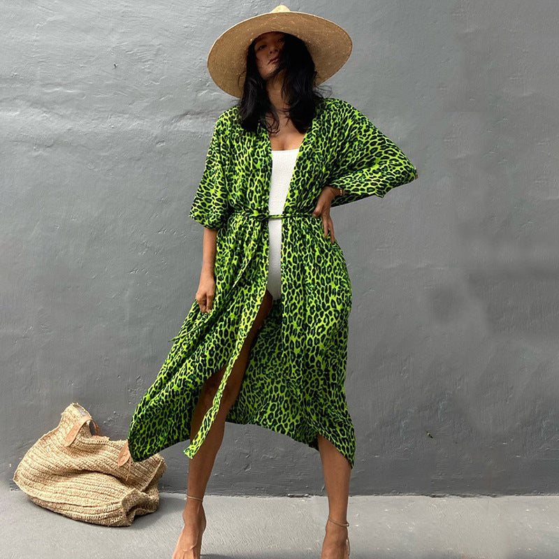 Street Wave Beach Cover Up For Women With UV Sun Protection Lightweight Resort Dress
