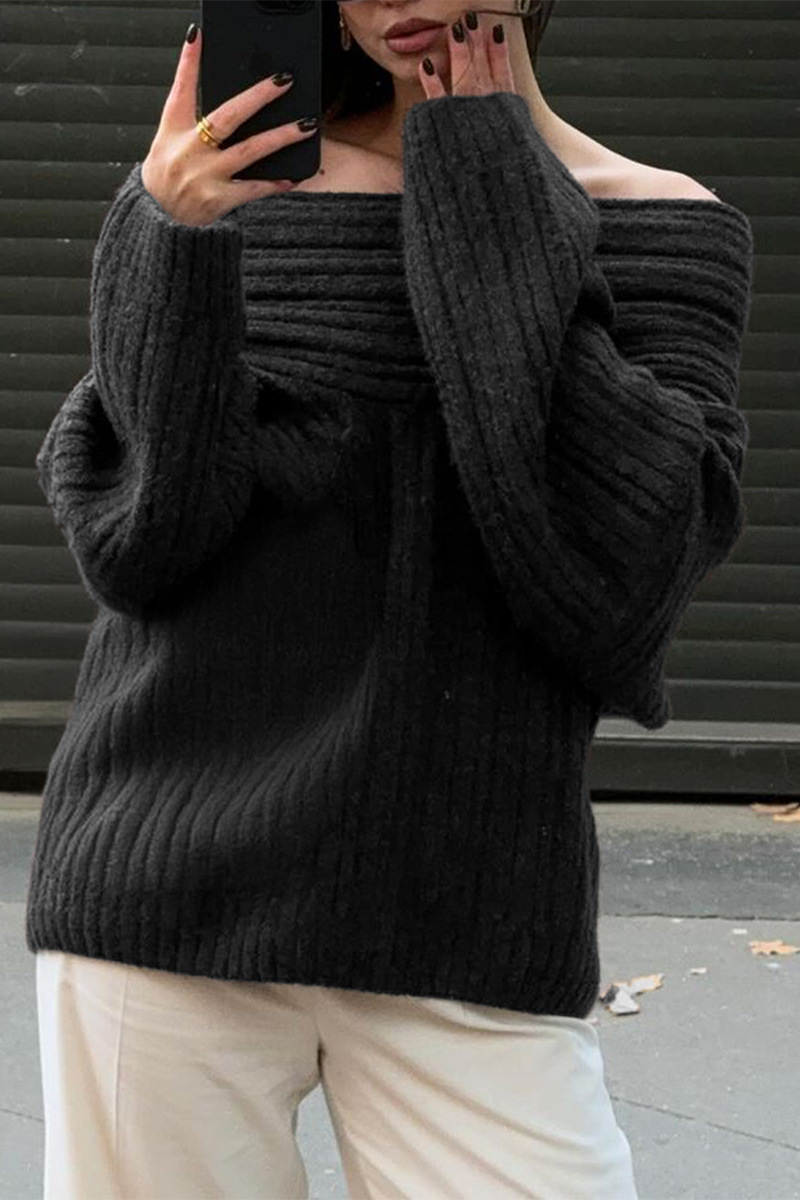 Street-Wave Knit Winter Pullover for Effortless Comfort Women's Cozy Sweater Luxury Finish Everyday Wear