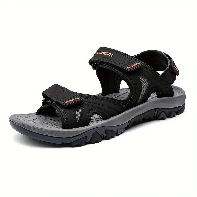 Street-Wave Verity Quick-Dry Sandals For Men With Non-Slip Sole And Hook-And-Loop Closure Adventure-Ready