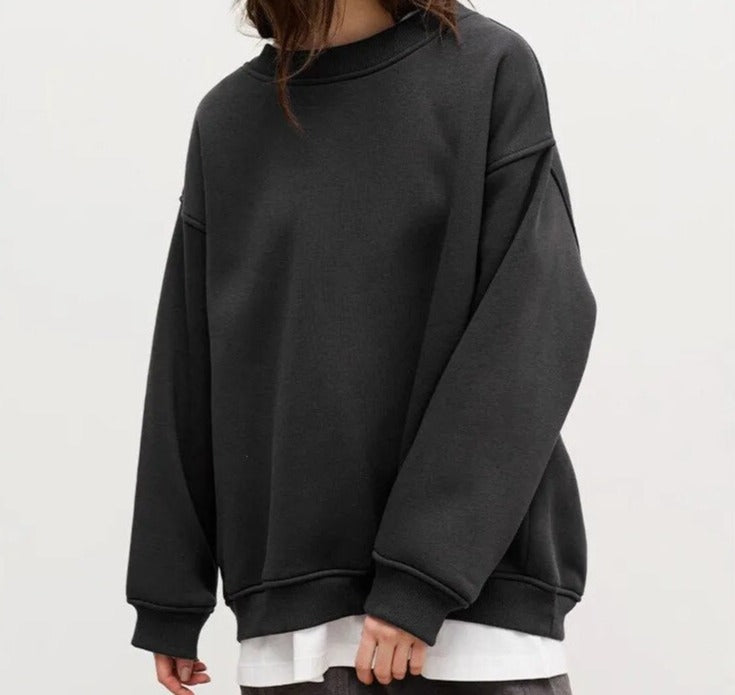 Streetwave Oversized Knit Pullover For Cozy Layering And Relaxed Everyday Streetwear Wardrobe