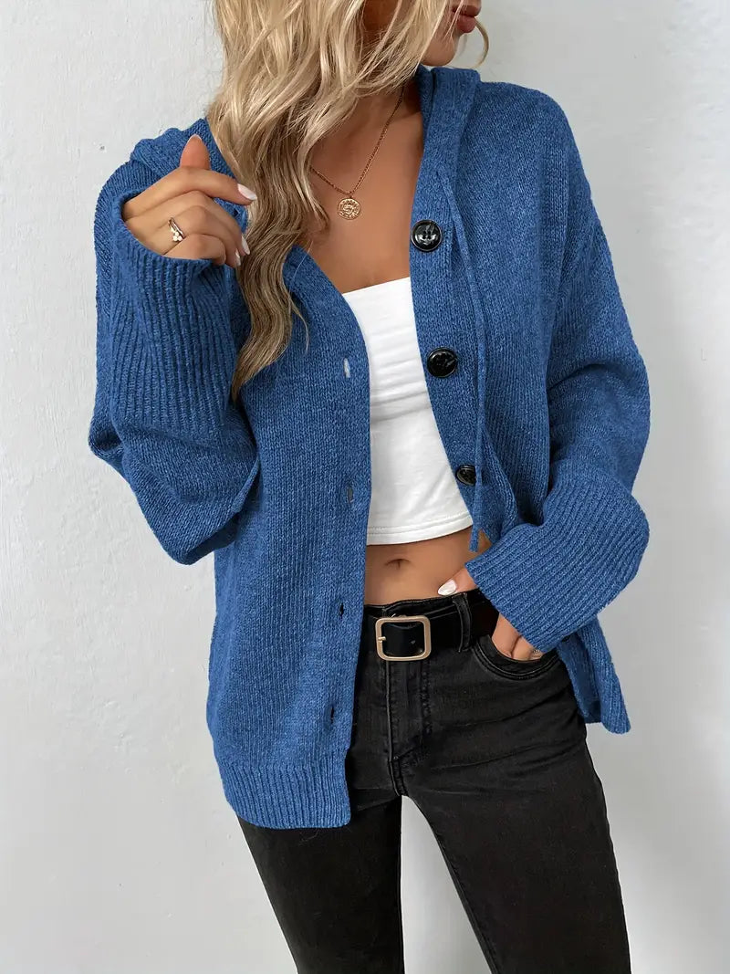 Streetwave Women Long Sleeve Cardigan For Spring Cozy Knit Layer With Effortless Chic Comfort