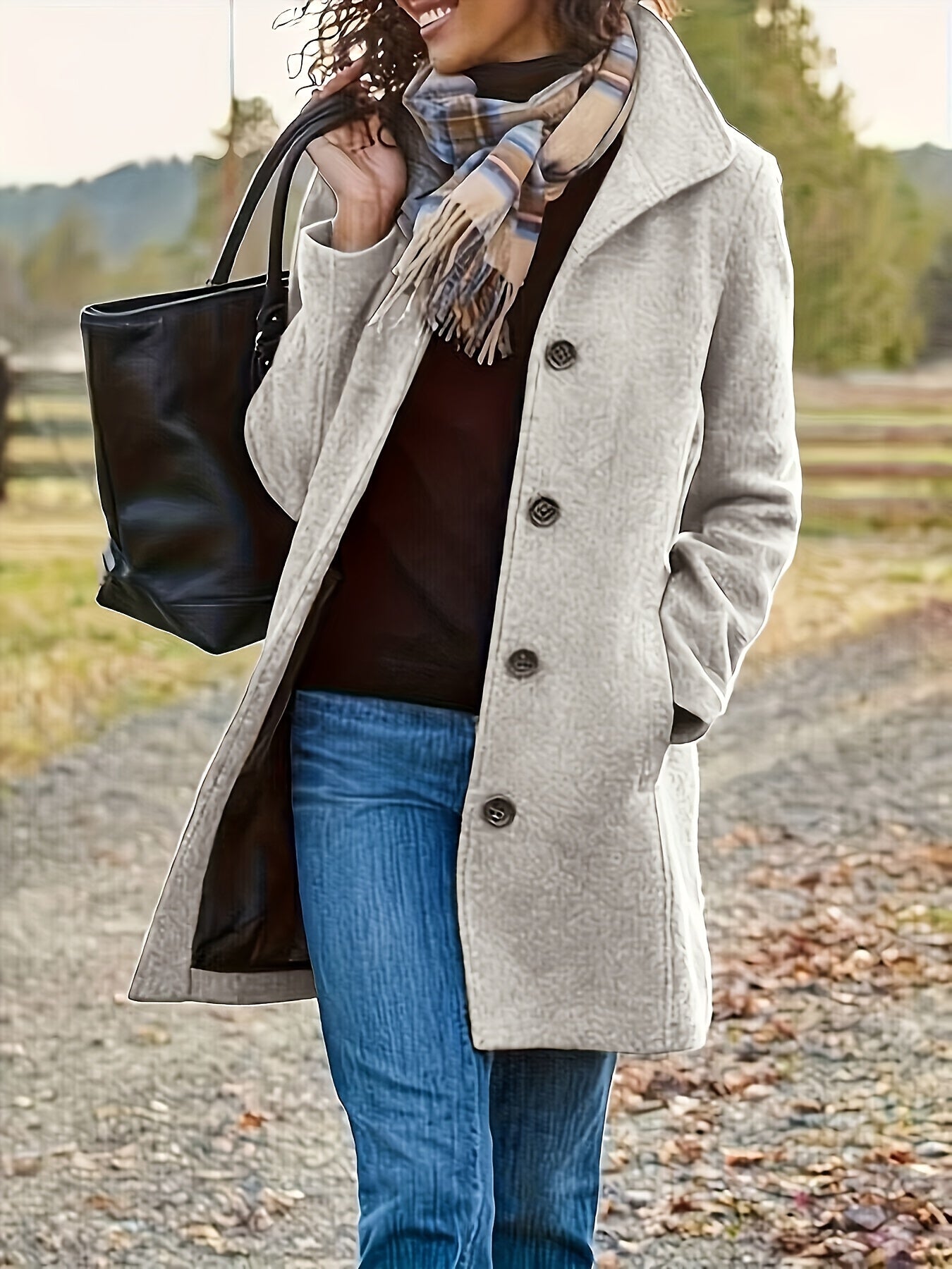 Street Wave Plush Jacket For Women Cozy Warmth Soft Polyester Modern Everyday Wear