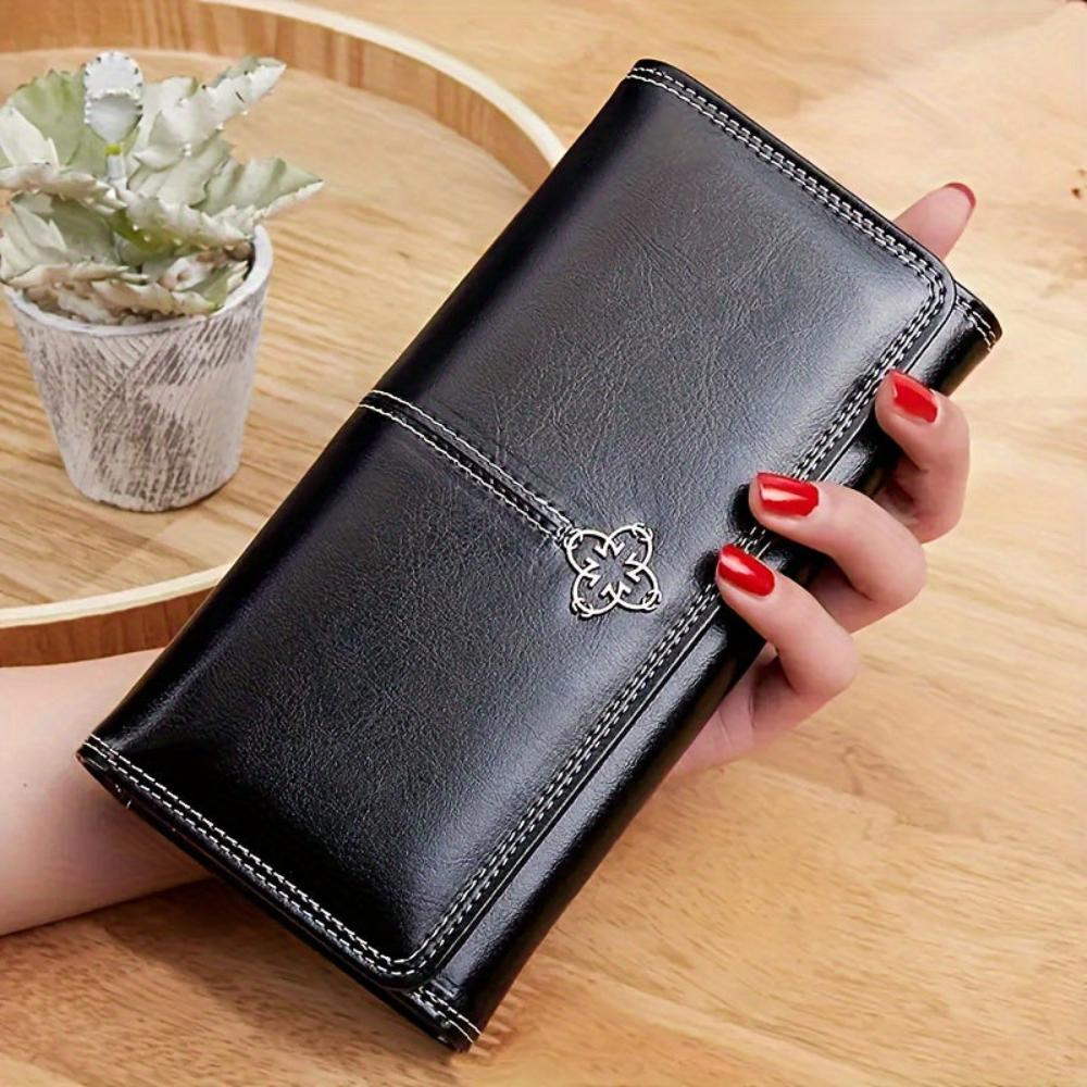 Street-Wave Sandra Vegan Leather Bifold Wallet On-The-Go