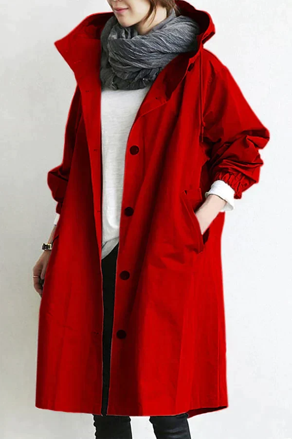 Street Wave Womens Rain Jacket Lightweight Waterproof Oversized Coat For Fashion Forward Women