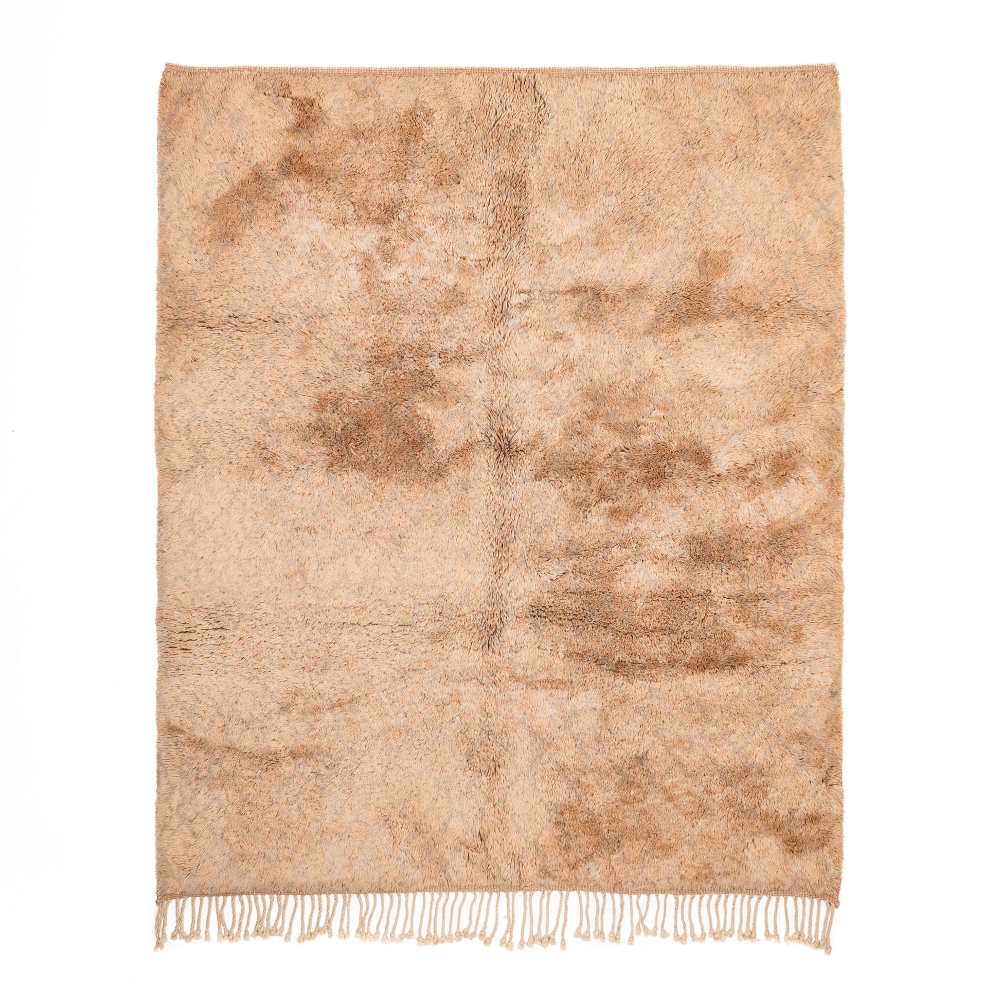 Golden Hush - Luxury Shag Moroccan Rug - Street-Wave