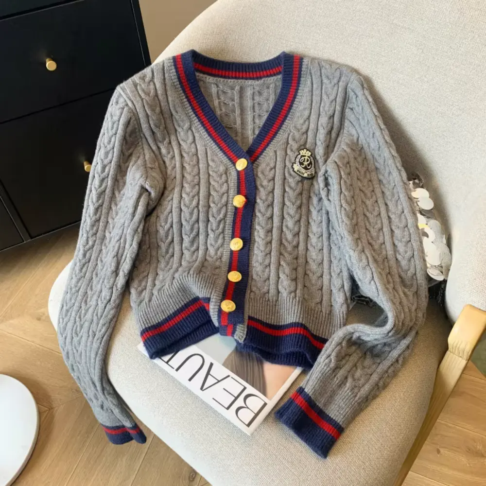 Waylynn Cardigan For Women Warm Cashmere Blend Twist Knit