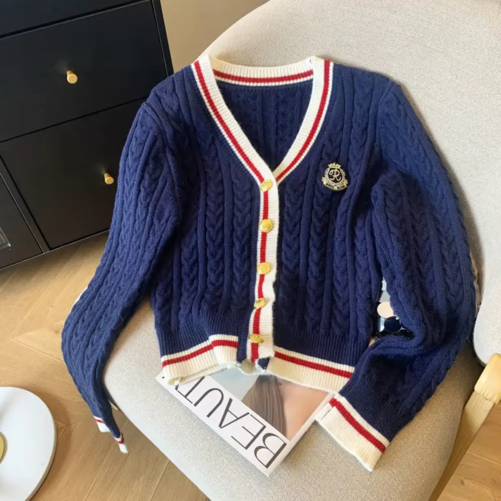 Waylynn Cardigan For Women Warm Cashmere Blend Twist Knit