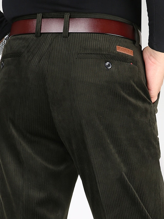 Corduroy Pants For Men Street Wave Lightweight Breathable Summer Comfort Relaxed Fit