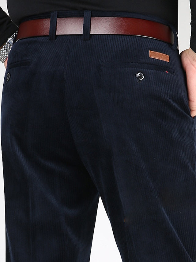 Corduroy Pants For Men Street Wave Lightweight Breathable Summer Comfort Relaxed Fit