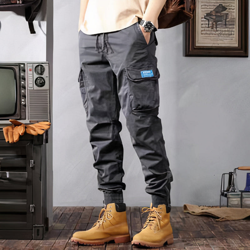Street-wave Mens Breathable Cargo Pants Severino For Outdoors Travel With Multiple Pockets And Comfort
