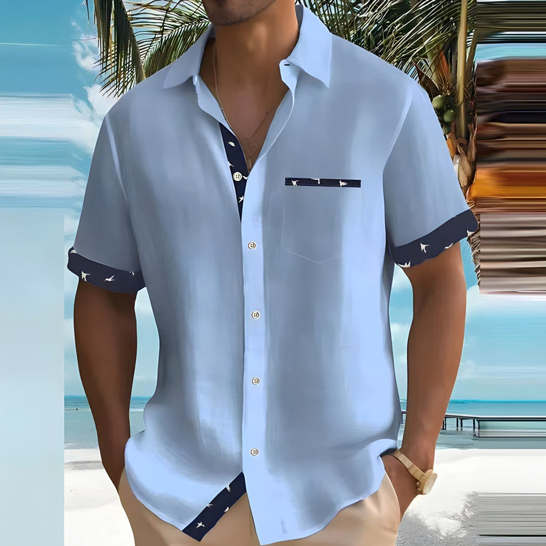 Breathable Summer Shirt Cain By Streetwave For Men, Lightweight Airy Comfort For Warm Days
