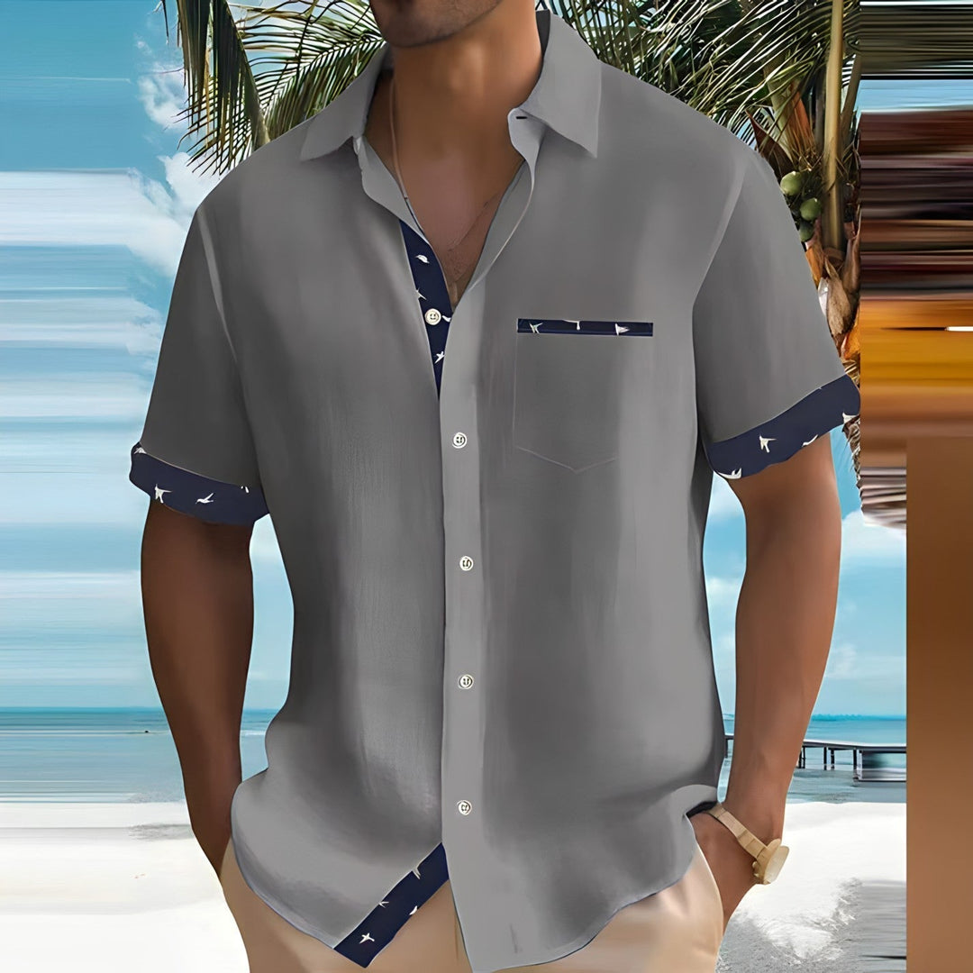 Breathable Summer Shirt Cain By Streetwave For Men, Lightweight Airy Comfort For Warm Days