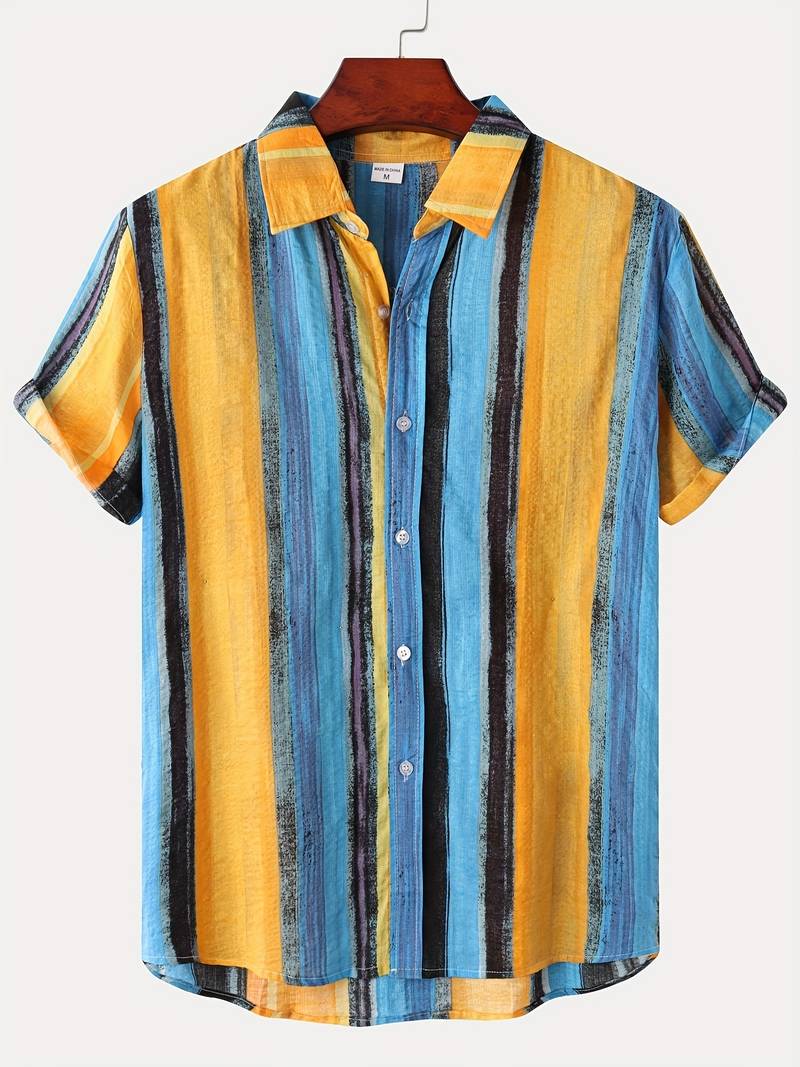 Engelhard Breathable Floral Summer Shirt for Men Lightweight Comfort Relaxed Fit for Everyday Style