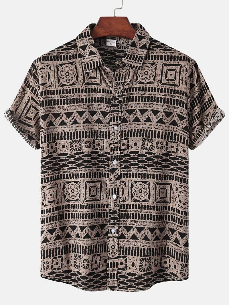 Engelhard Breathable Floral Summer Shirt for Men Lightweight Comfort Relaxed Fit for Everyday Style