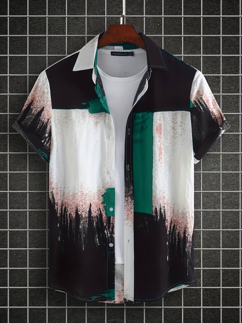 Engelhard Breathable Floral Summer Shirt for Men Lightweight Comfort Relaxed Fit for Everyday Style
