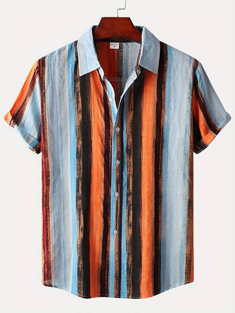 Engelhard Breathable Floral Summer Shirt for Men Lightweight Comfort Relaxed Fit for Everyday Style