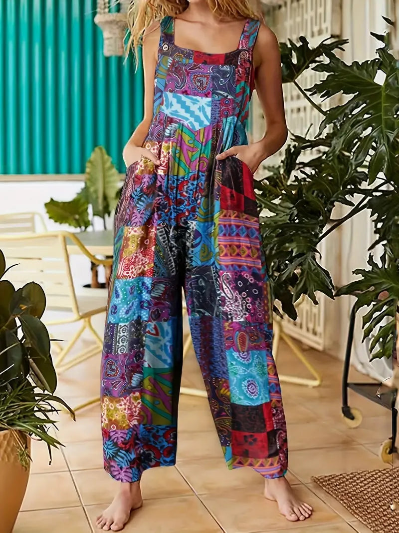 Streetwave Floral Print Jumpsuit Eliza For Women Soft Comfortable All Day Versatile Wear