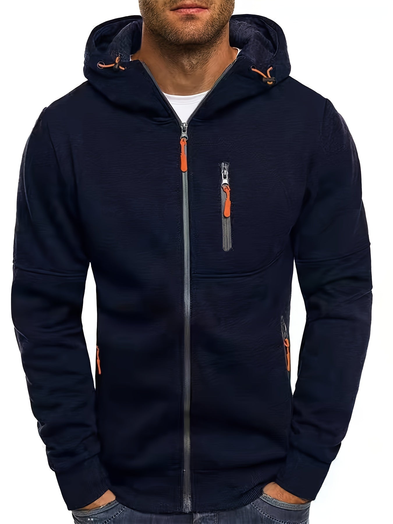 Street-Wave Zip Hoodie For Outdoor Enthusiasts Breathable Comfort Versatile All-Season Wear