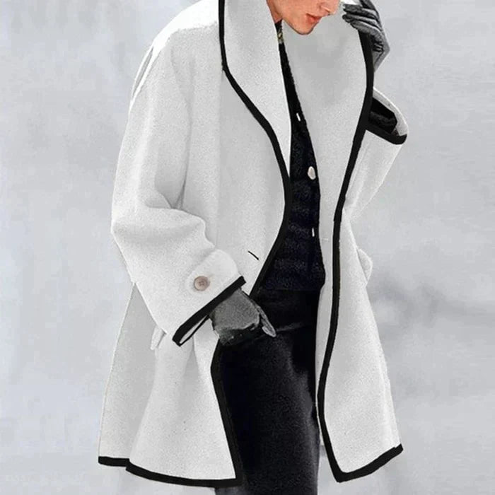 Street-Wave Wool Coat For Cold Winters Warm Cozy Insulated Elegant Womens Outerwear