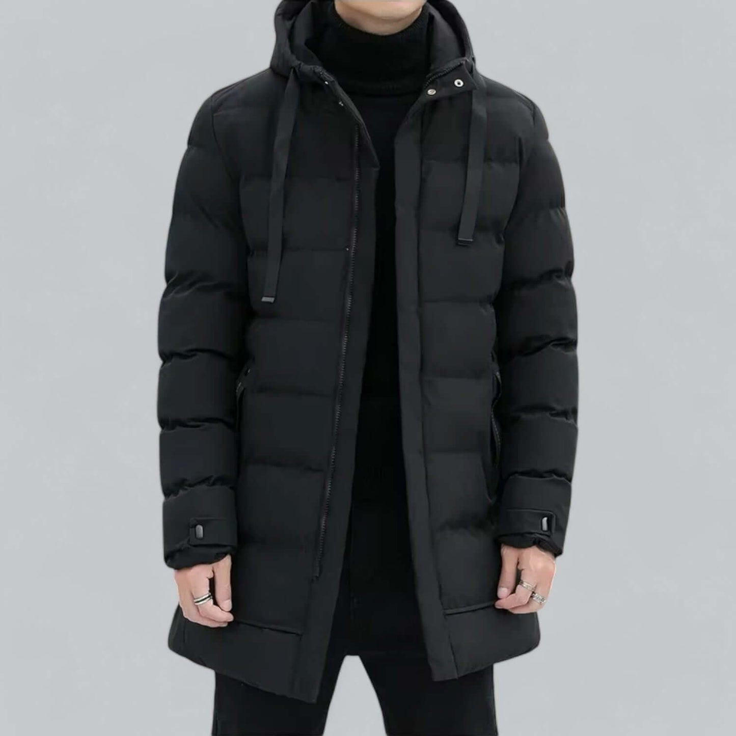 Street Wave Long Puffer Parka Jacket For Urban Explorers Warmth Weatherproof Insulated Winter Coat