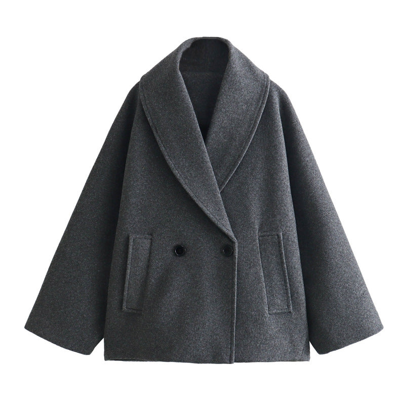Street-wave Women's Classic Winter Coat With Wide Lapel Collar, Warm Yet Lightweight Comfort