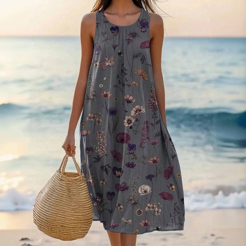 Women's Casual Summer Dress with Lightweight Fabric and Relaxed Fit