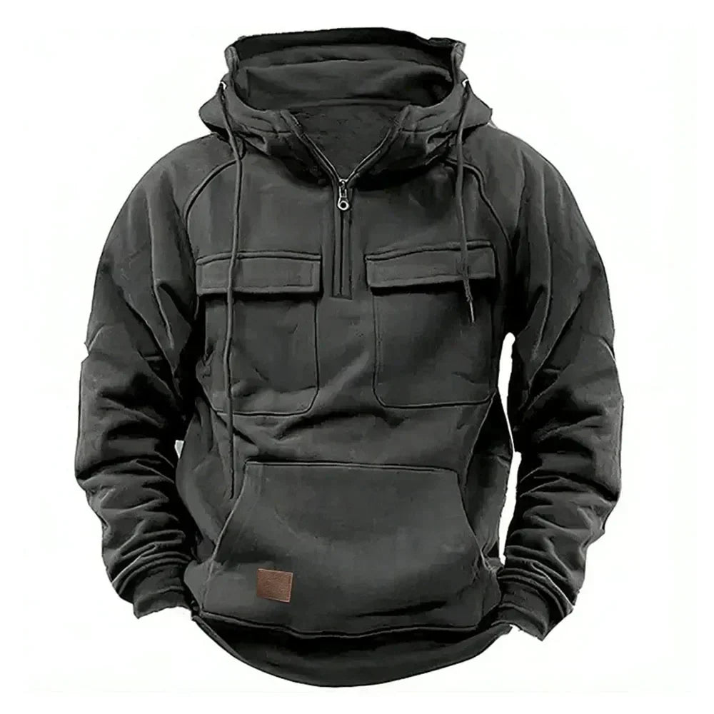 Streetwave Half Zip Hoodie With Superior Warmth For Cold Weather Protection Outdoor Enthusiasts